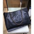 Chanel Large Tote Bag With Cowhide Leather