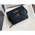 CHANEL 19 ZIPPED WALLET