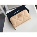 CHANEL 19 ZIPPED WALLET