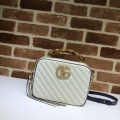 GUCCI GG Marmont Small Shoulder Bag With Bamboo