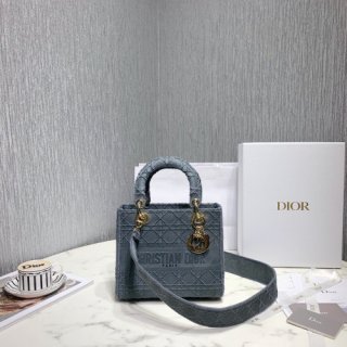 LADY D-LITE EMBROIDERED CANNAGE BAG