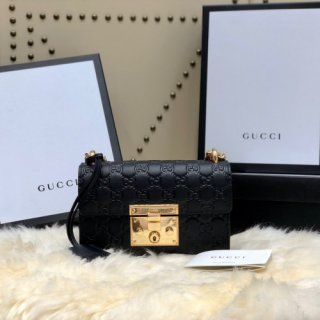 GUCCI Padlock Small Gucci Signature Shoulder Bag