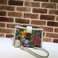 GUCCI Padlock GG Flora Small Shoulder Bag