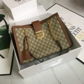 GUCCI Padlock GG Flora Small Shoulder Bag