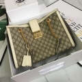 GUCCI Padlock GG Flora Small Shoulder Bag