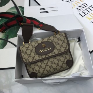 Gucci GG Supreme Mini Messenger Bag