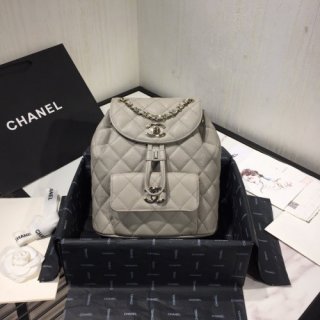 CHANEL BACKPACK IN CAVIAR WITH GOLD HARDWARE