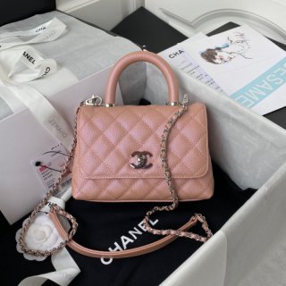 CH MINI FLAP BAG WITH TOP HANDLE