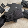 YSL MONOGRAM LARGE FLAP WALLET