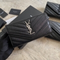 YSL MONOGRAM LARGE FLAP WALLET