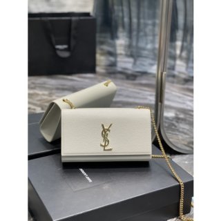 YSL Medium In Grain De Pouder Embossed Leather