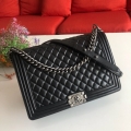 CHANEL BOY BAG LAMBSKIN 30cm